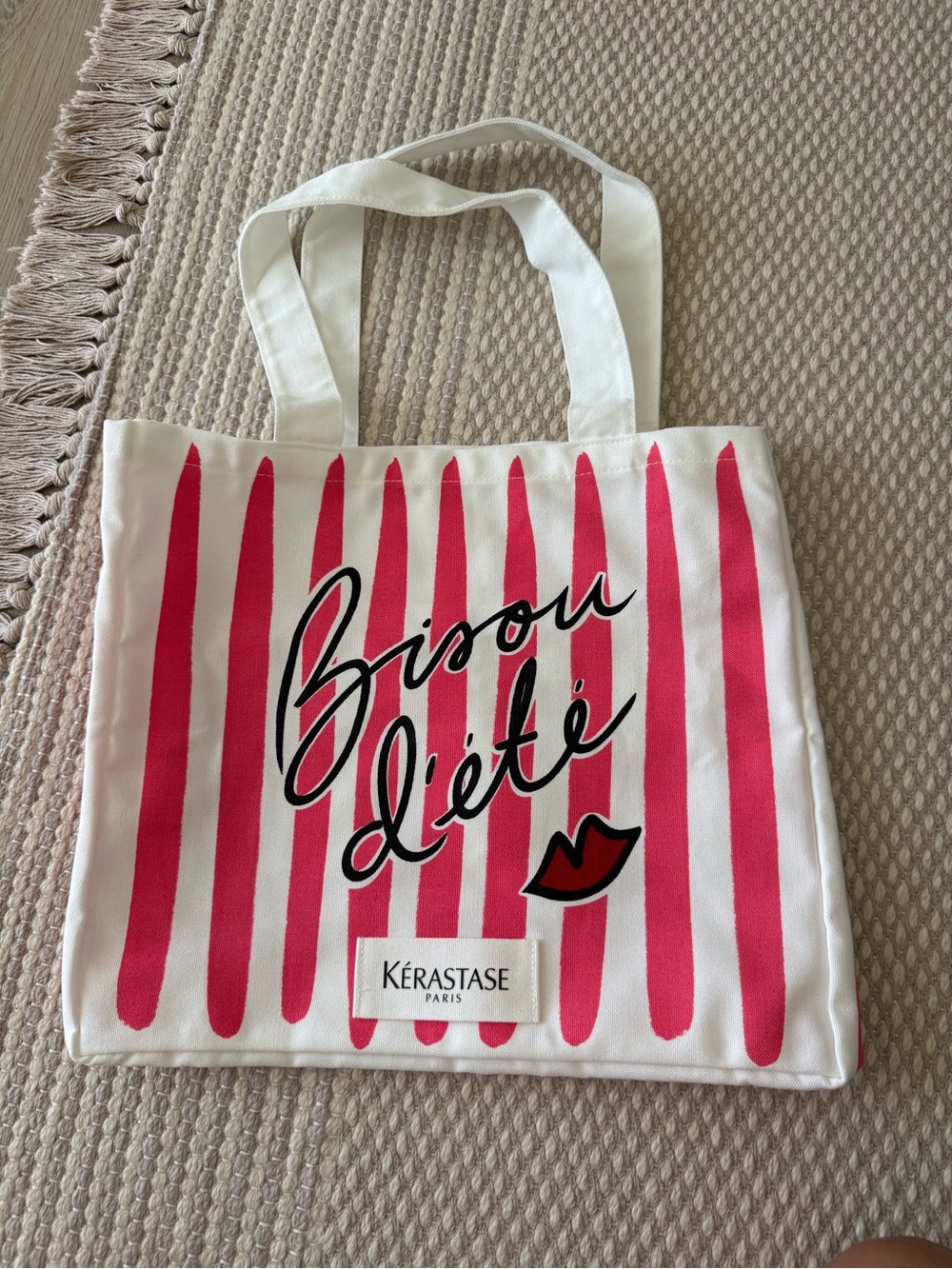 NEW Kerastase Paris Bisou d’Ete Canvas Tote Bag